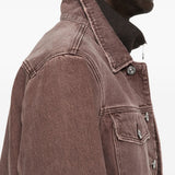 Giacca Origin con bottoni in denim in marrone Our Legacy - UOMO 