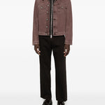 Giacca Origin con bottoni in denim in marrone Our Legacy - UOMO 