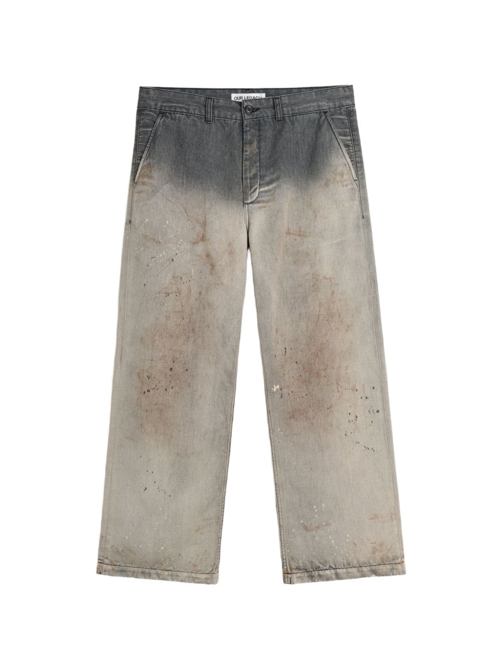 Jeans Rig in grigio Our legacy - uomo 