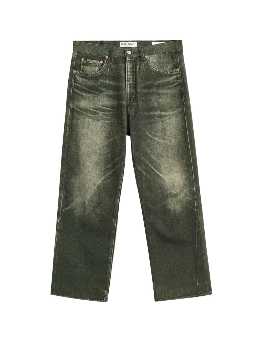 Jeans Third Cut con cinque tasche in nero Our legacy - uomo 