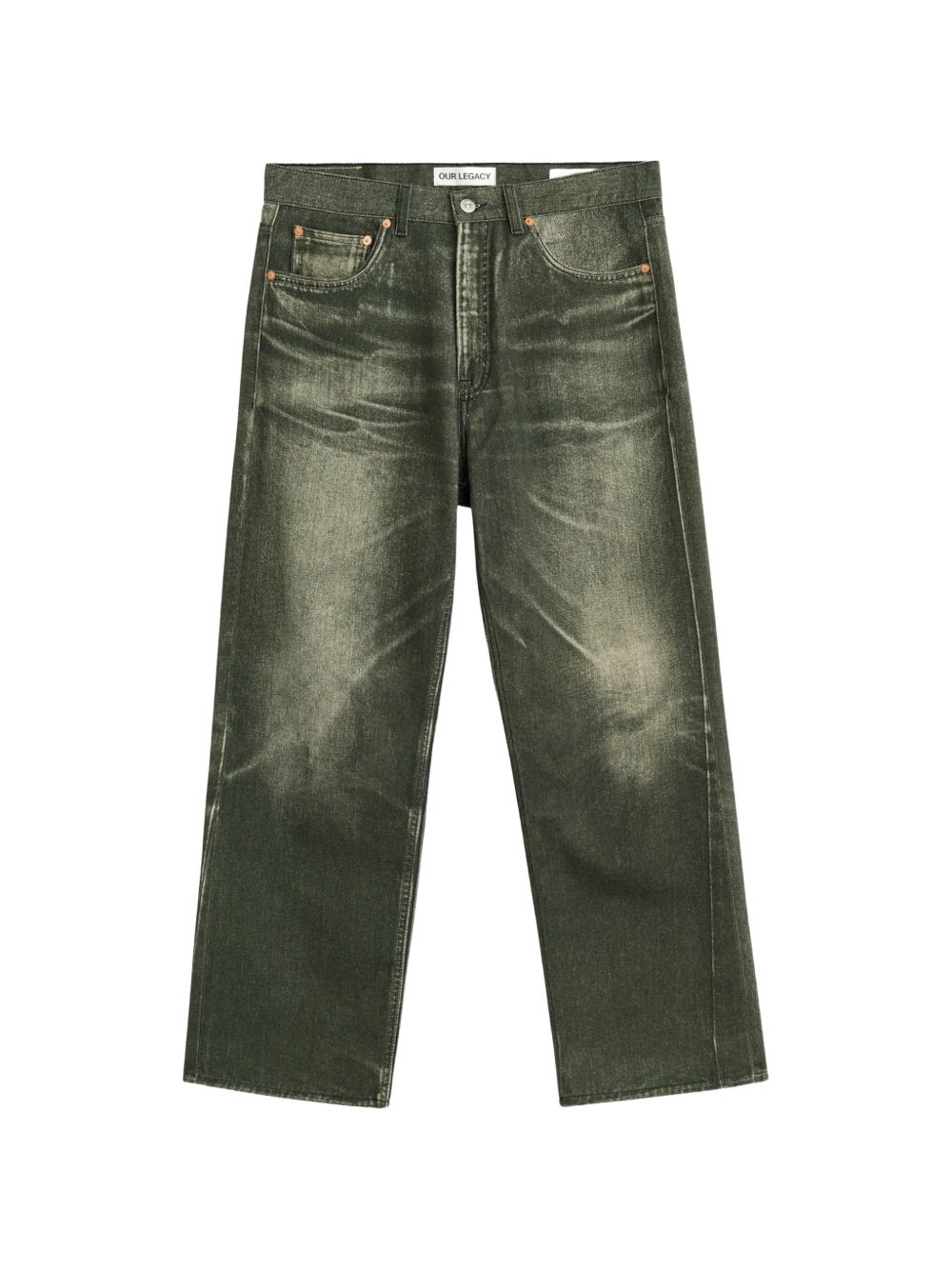 Jeans Third Cut con cinque tasche in nero Our legacy - uomo 