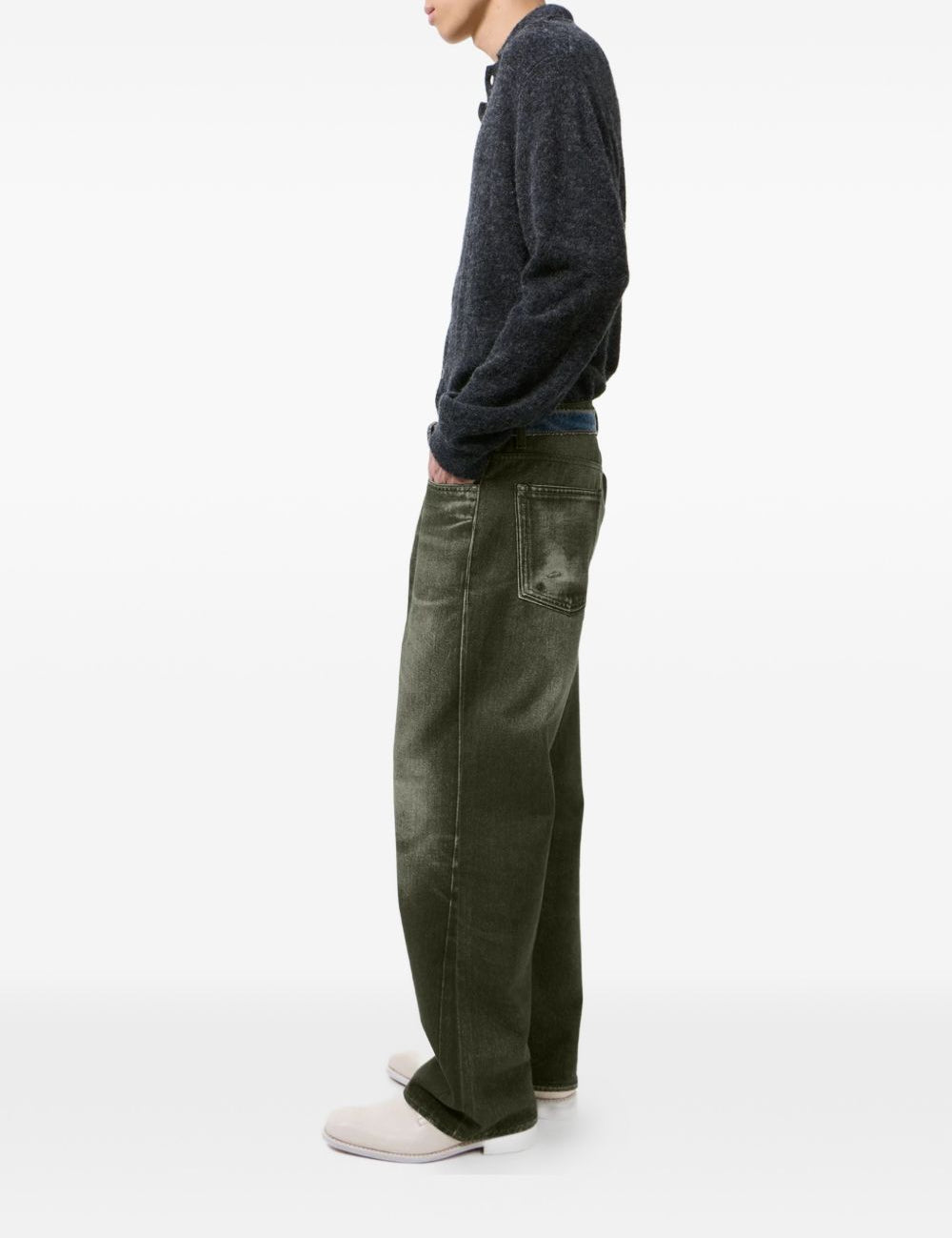 Jeans Third Cut con cinque tasche in nero Our legacy - uomo 