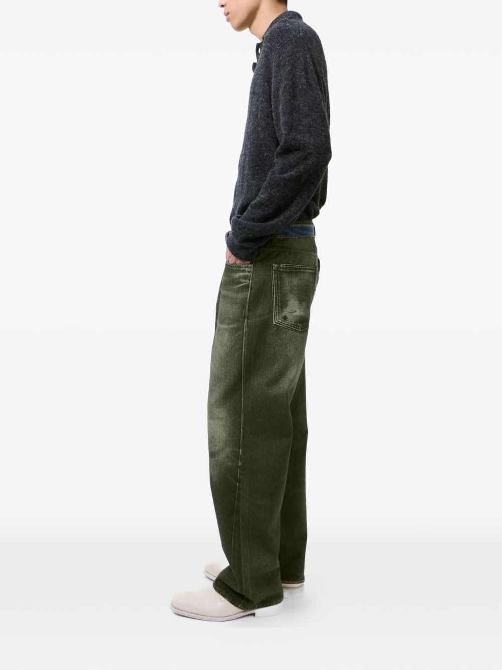 Jeans Third Cut con cinque tasche in nero Our legacy - uomo 