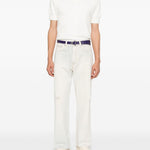 Jeans efferrati in bianco Our legacy - uomo 