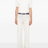 Jeans efferrati in bianco Our legacy - uomo 