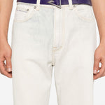 Jeans efferrati in bianco Our legacy - uomo 