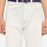 Jeans efferrati in bianco Our legacy - uomo 
