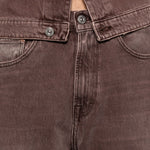 Jeans con effetto schiarito in marrone Our legacy - uomo 