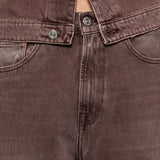 Jeans con effetto schiarito in marrone Our legacy - uomo 