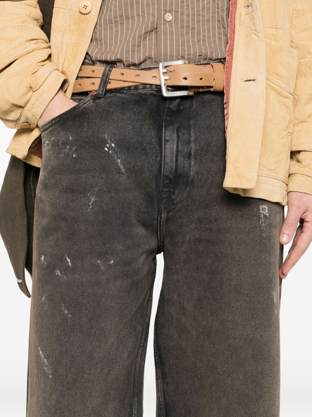 Jeans Vast Cut in nero Our legacy - uomo 