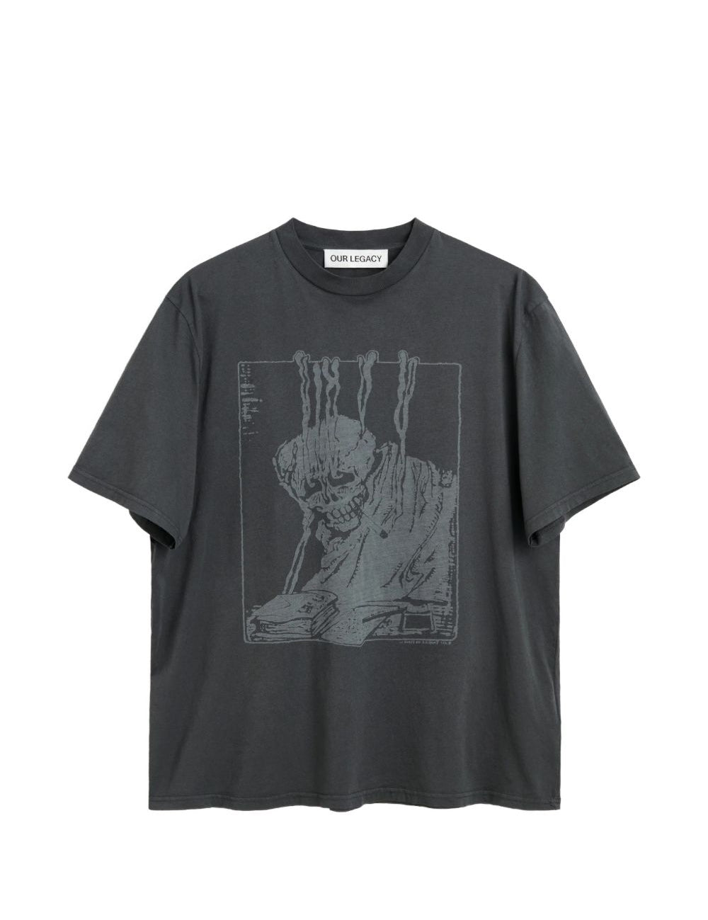 T-shirt con stampa in nero Our legacy - uomo 
