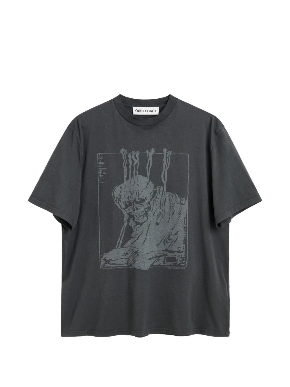 T-shirt con stampa in nero Our legacy - uomo 