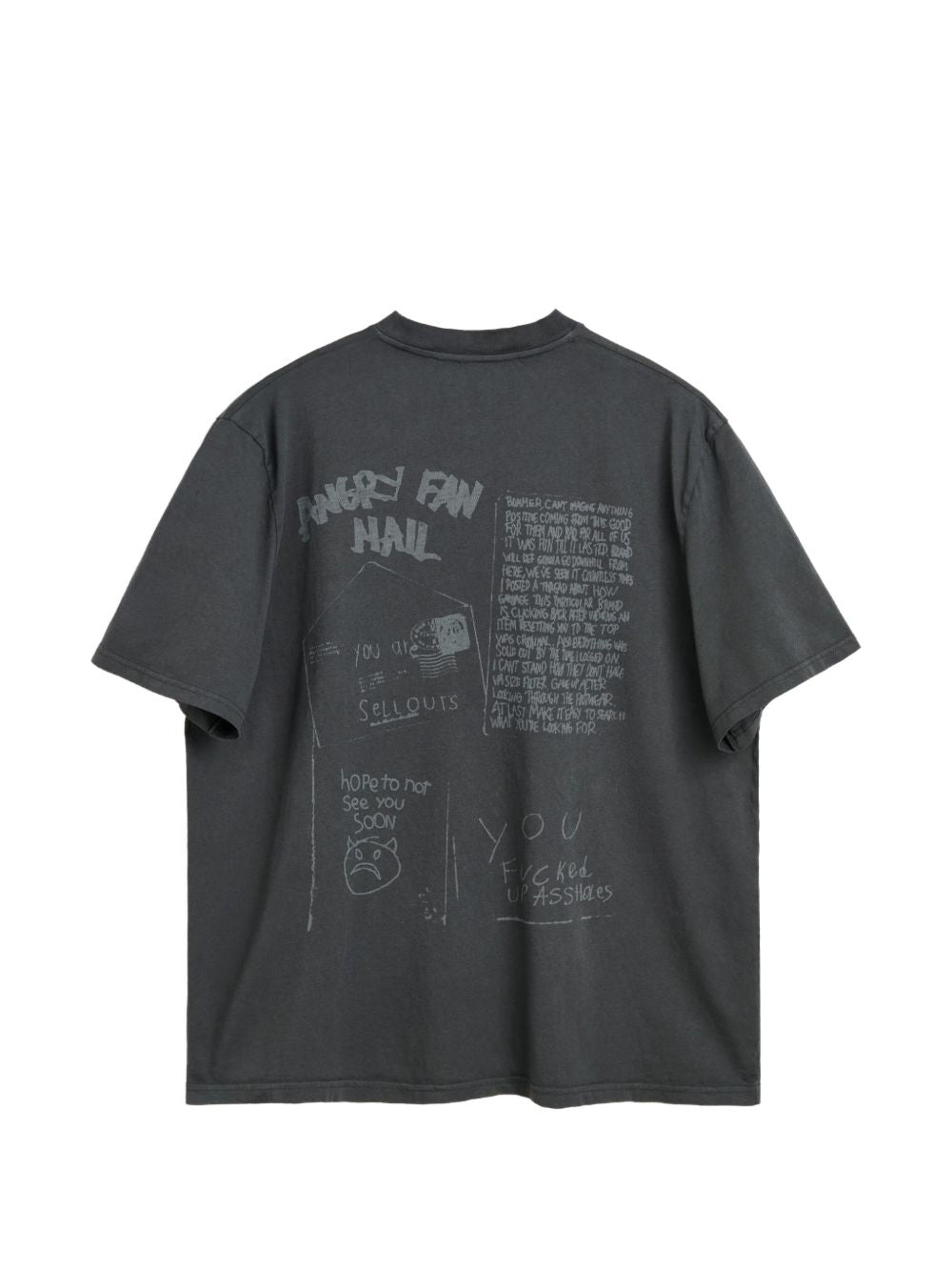 T-shirt con stampa in nero Our legacy - uomo 