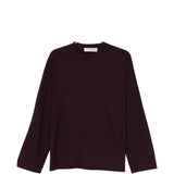 T-shirt a coste in viola Our legacy - uomo 