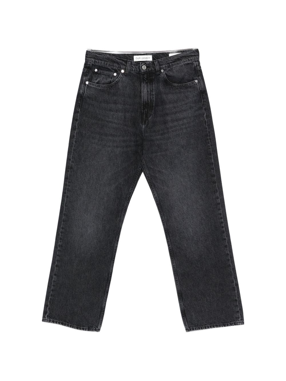 Jeans dritti a cinque tasche in grigio Our legacy - uomo 