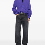 Jeans dritti a cinque tasche in grigio Our legacy - uomo 