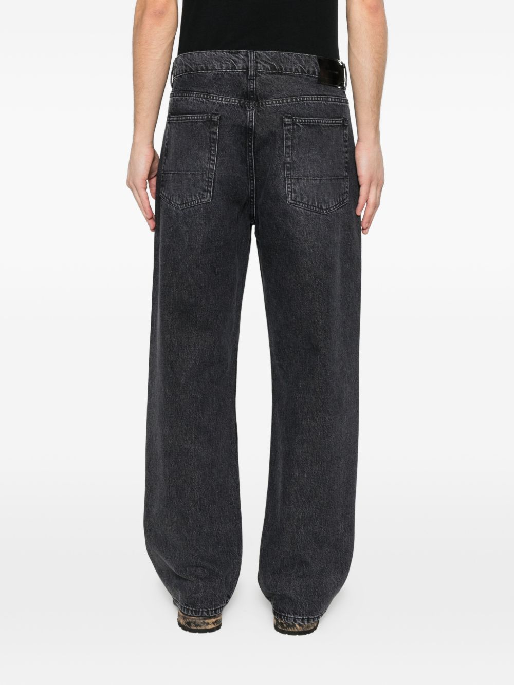 Jeans dritti a cinque tasche in grigio Our legacy - uomo 
