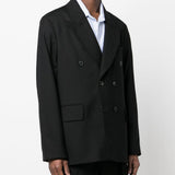 Blazer Unstructured doppiopetto in nero Our Legacy - UOMO 