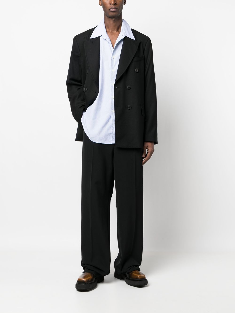 Blazer Unstructured doppiopetto in nero Our Legacy - UOMO 