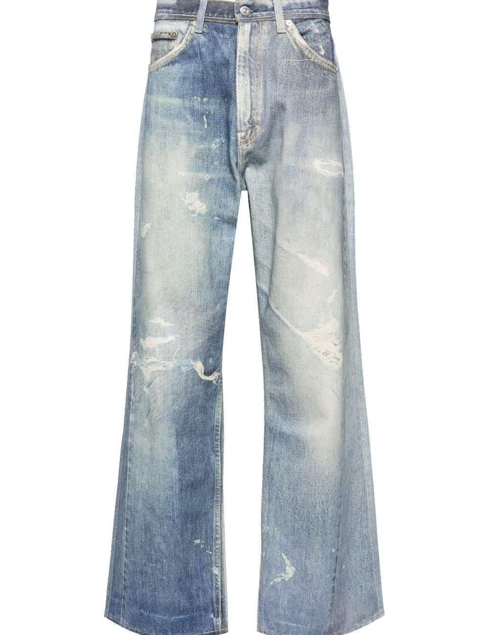 Jeans Third Cut con effetto vissuto in blu Our Legacy - UOMO 