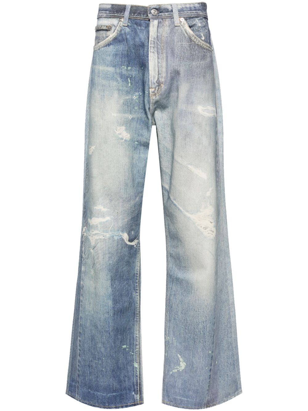 Jeans Third Cut con effetto vissuto in blu Our Legacy - UOMO 