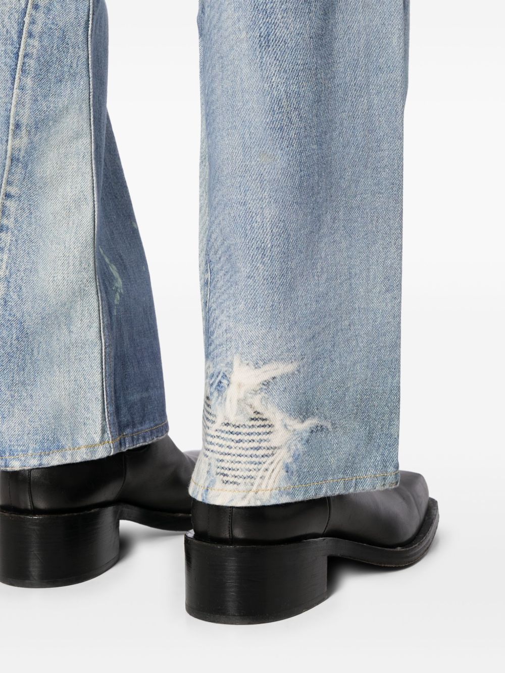 Jeans Third Cut con effetto vissuto in blu Our Legacy - UOMO 