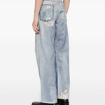 Jeans Third Cut con effetto vissuto in blu Our Legacy - UOMO 