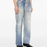 Jeans Third Cut con effetto vissuto in blu Our Legacy - UOMO 
