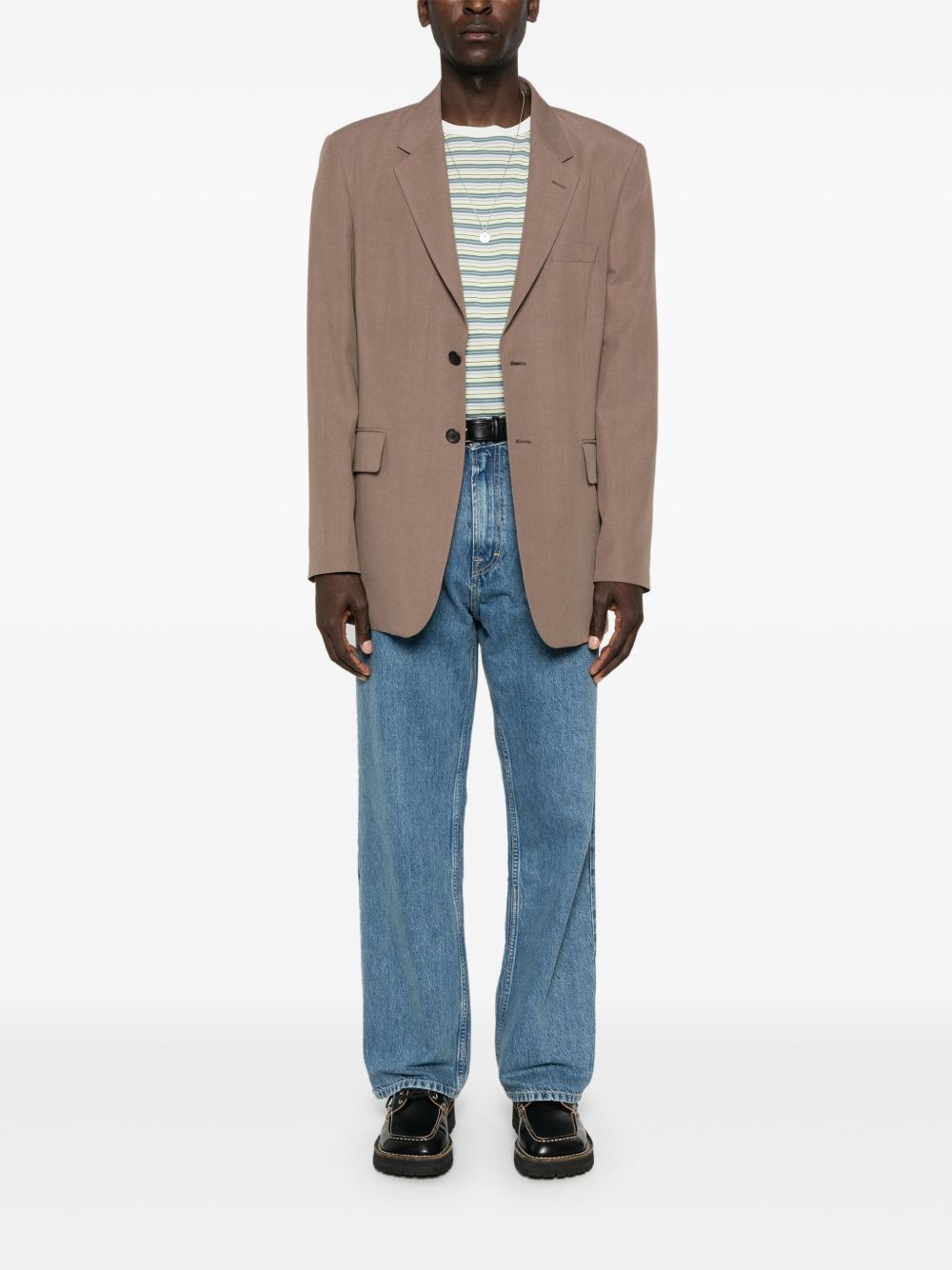 Jeans Third Cut con cinque tasche in blu Our legacy - uomo 