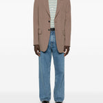 Jeans Third Cut con cinque tasche in blu Our legacy - uomo 