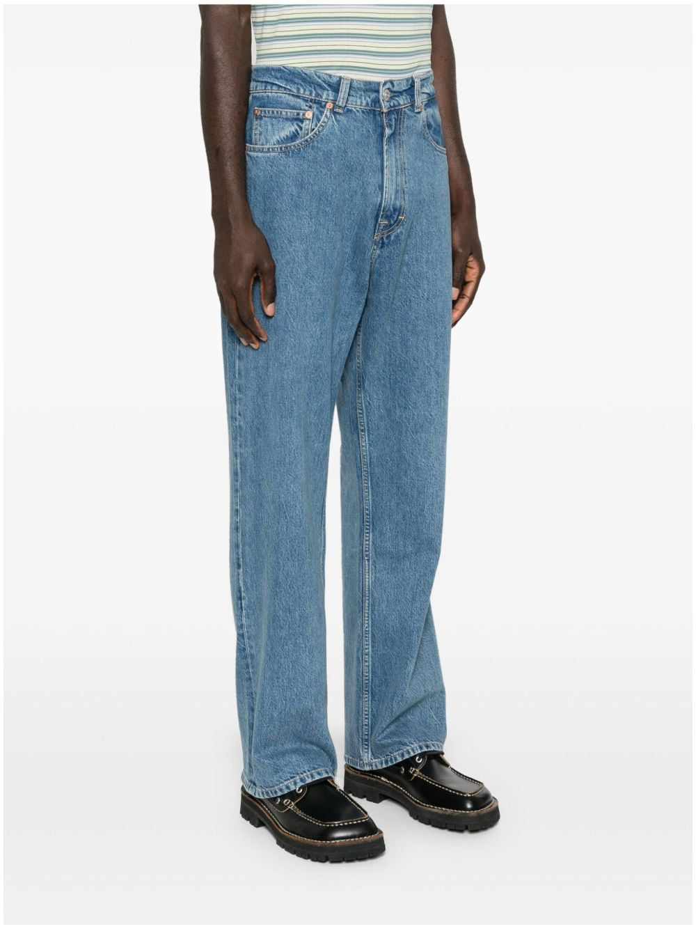 Jeans Third Cut con cinque tasche in blu Our legacy - uomo 