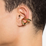 Ear cuff a goccia in oro Panconesi - unisex 