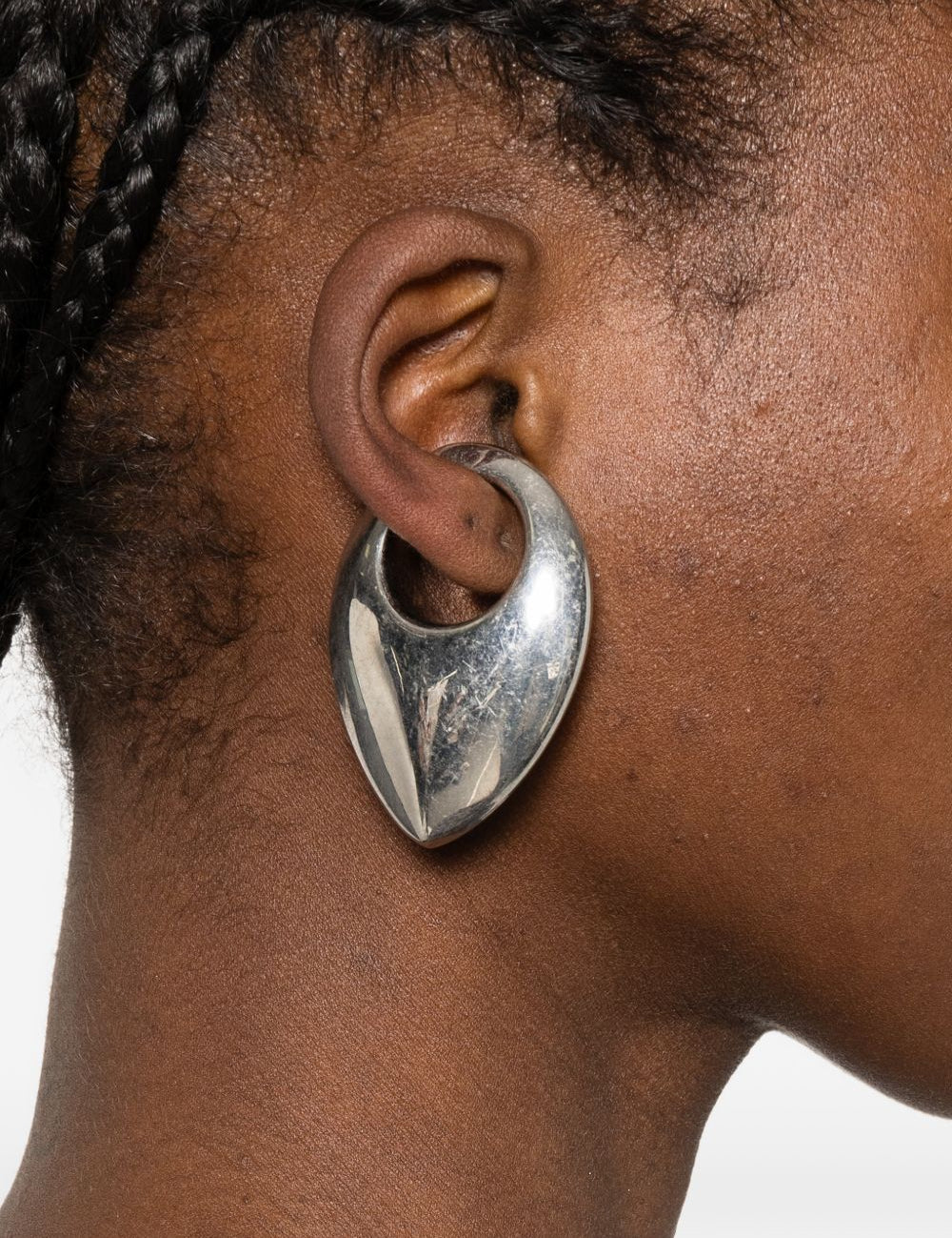 Ear cuff a goccia spada in argento Panconesi - unisex 