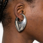 Ear cuff a goccia spada in argento Panconesi - unisex 