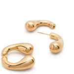 Orecchini a bottone in oro Panconesi - unisex 