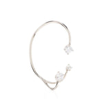 Earcuff con cristalli color argento Panconesi - donna 