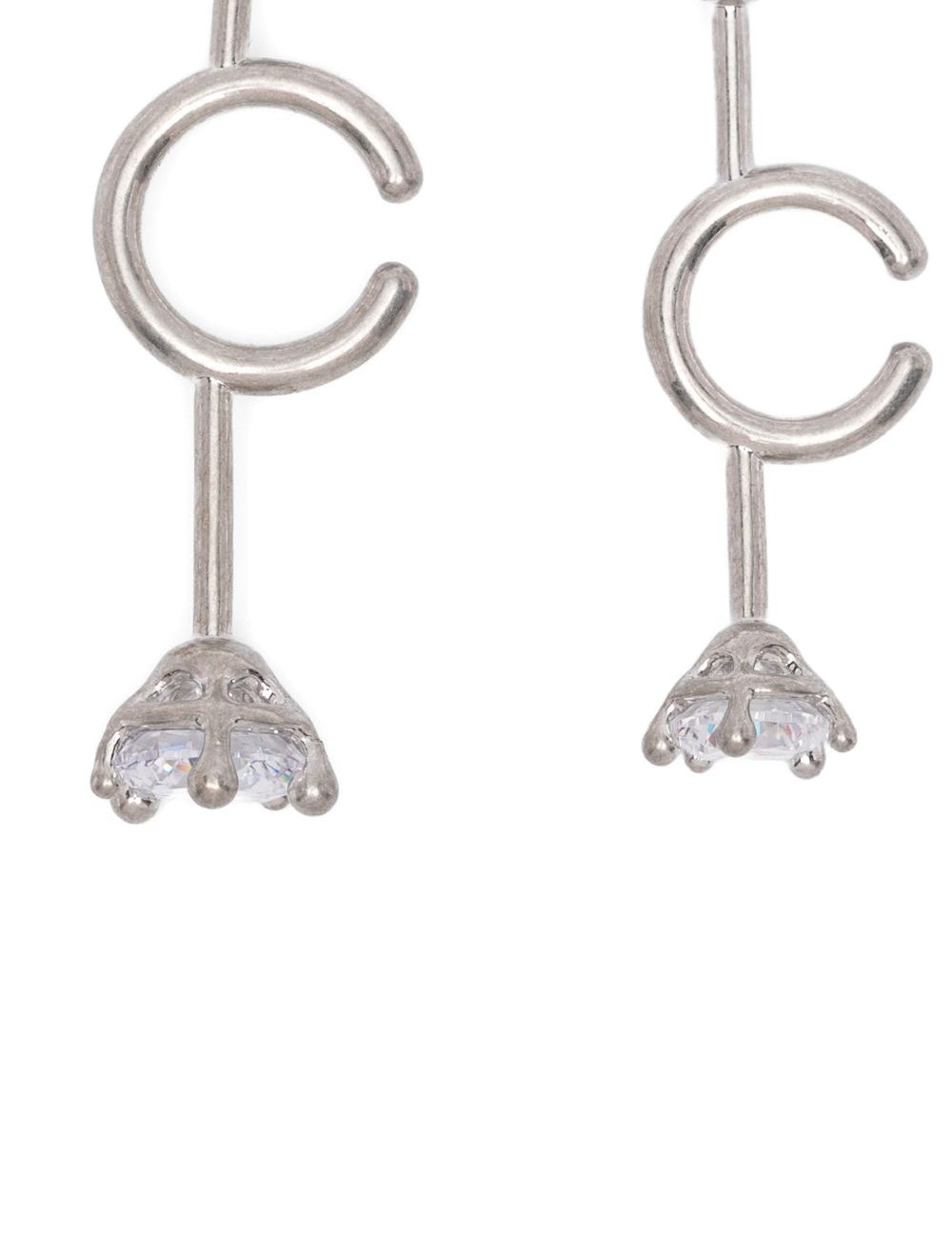 Orecchini con cristalli in argento Panconesi - unisex 