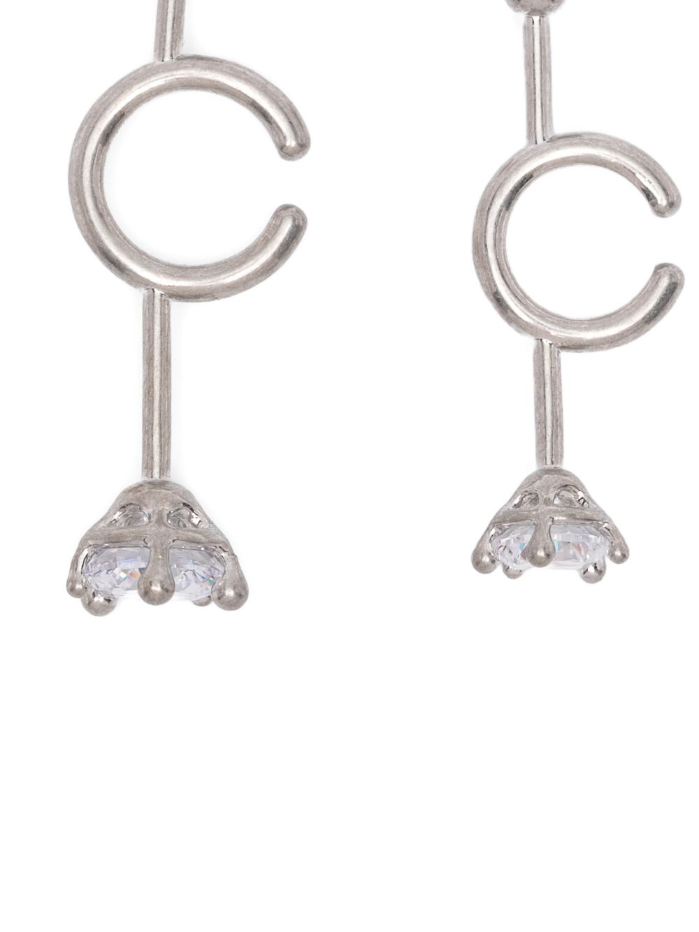 Orecchini con cristalli in argento Panconesi - unisex 
