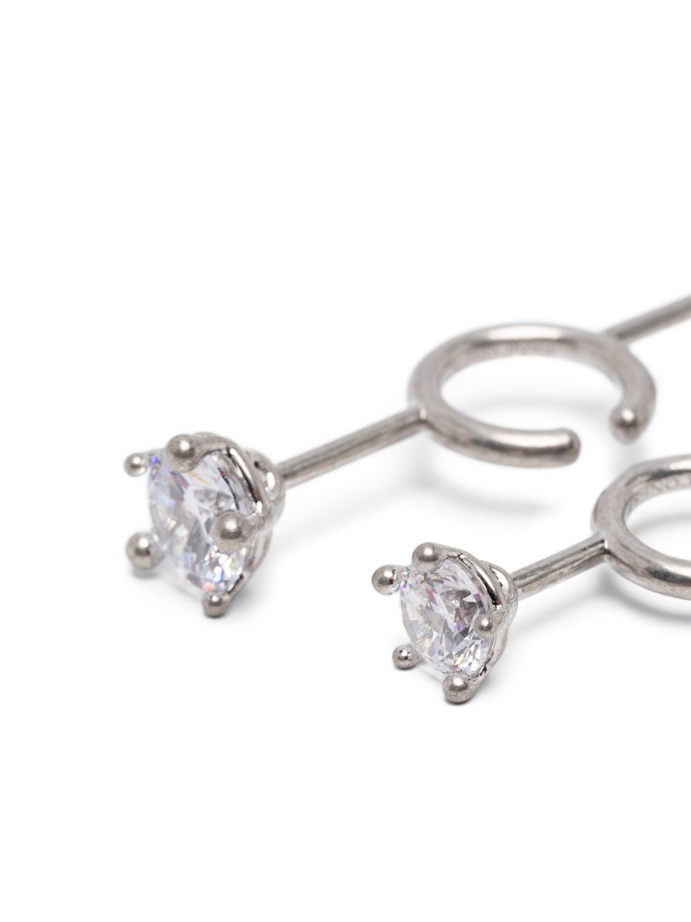 Orecchini con cristalli in argento Panconesi - unisex 