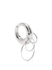 Ear cuff con piercing set da due  in argento Panconesi - unisex