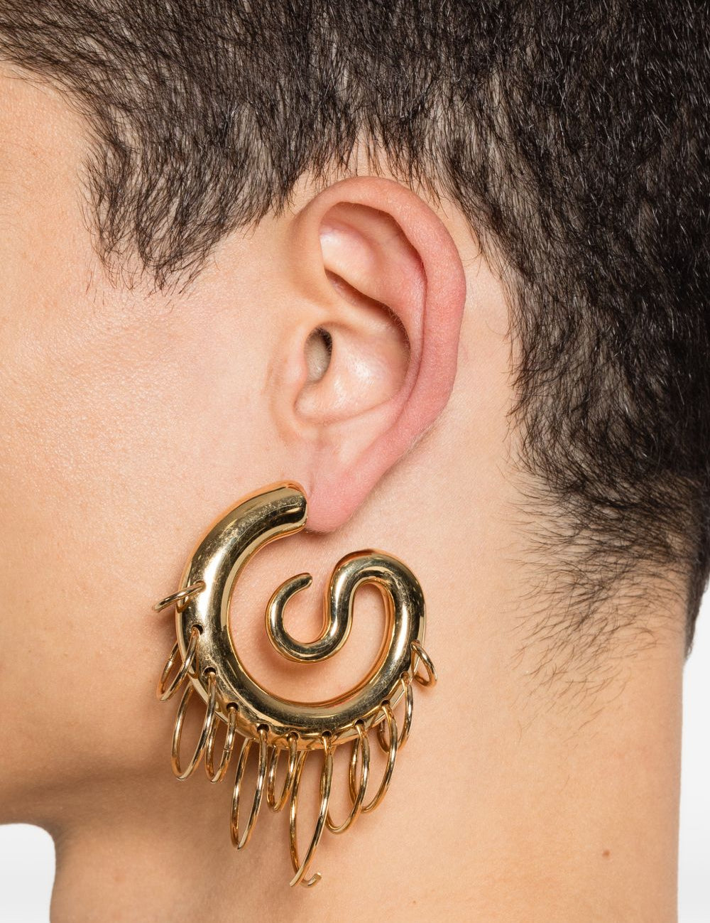 Orecchini Serpent medi in oro 