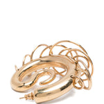 Orecchini Serpent medi in oro 