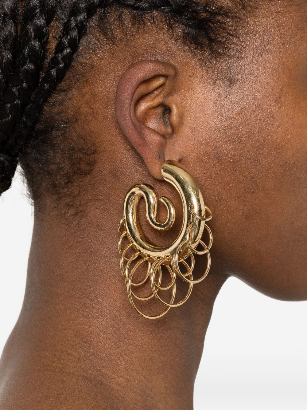 Orecchini Serpent medi in oro 