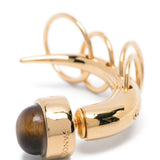 Orecchini Spina forati in oro 