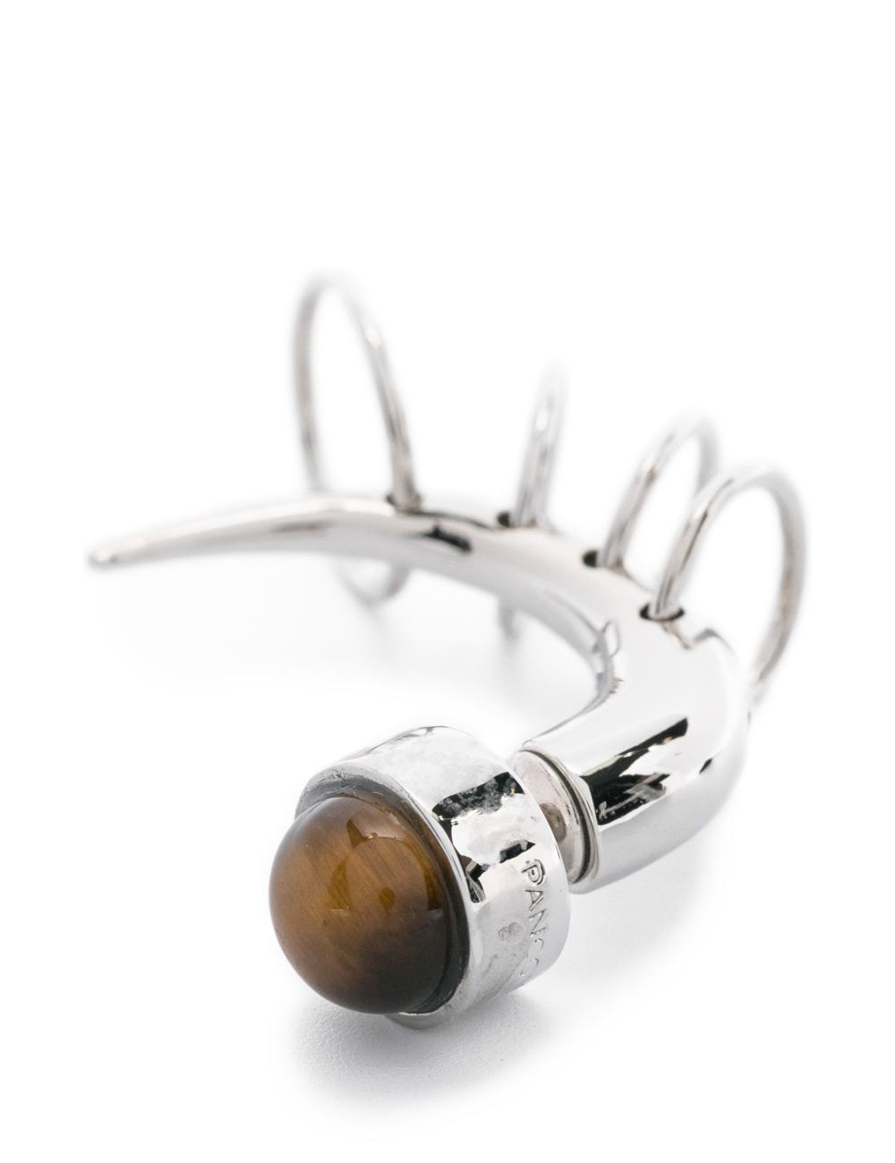 Orecchini con dettaglio anello spina forato in argento Panconesi - unisex 