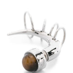 Orecchini con dettaglio anello spina forato in argento Panconesi - unisex 