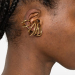 Ear cuff Orbit in oro Panconesi - unisex 