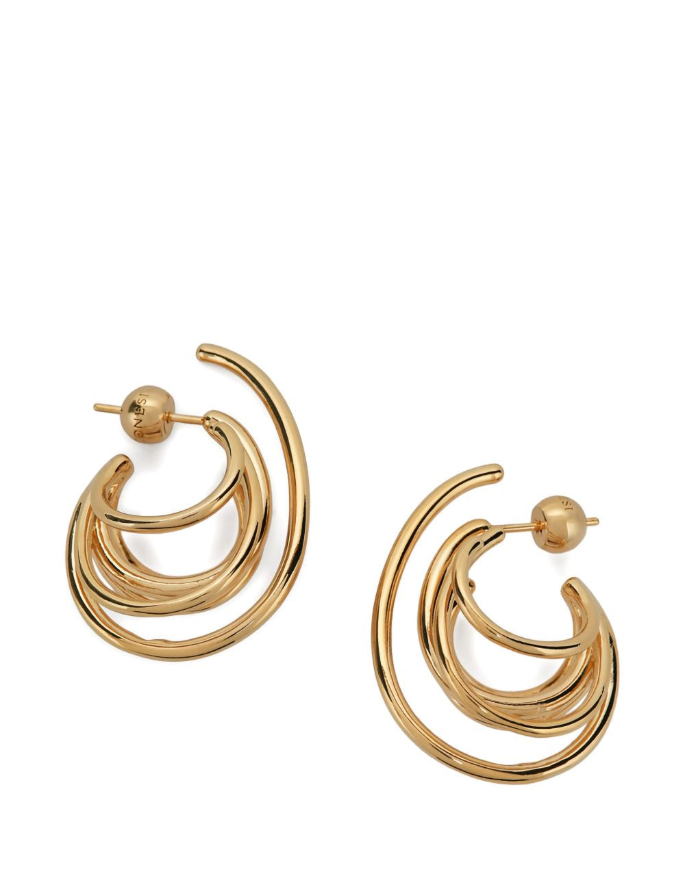 Orecchini Orbit piccoli in oro 