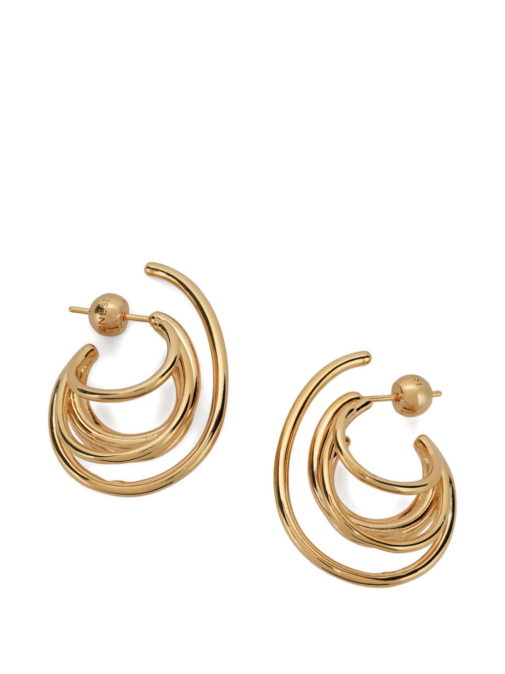 Orecchini Orbit piccoli in oro 