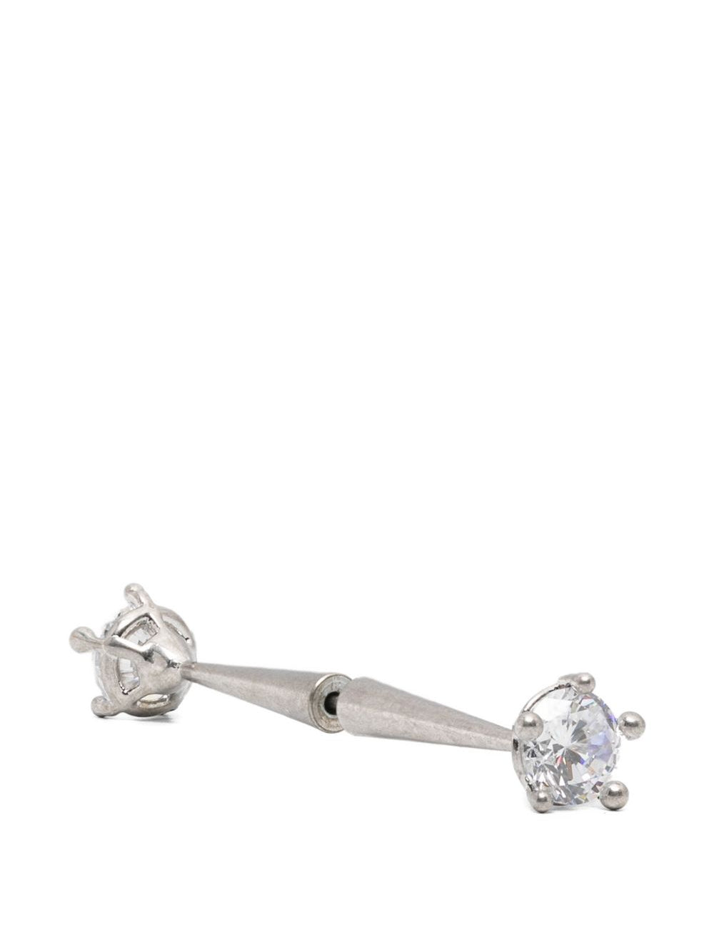 Orecchino diamant in argento Panconesi - unisex 